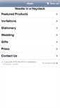 Mobile Screenshot of needleinahaystack.biz