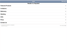 Tablet Screenshot of needleinahaystack.biz
